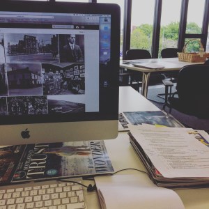 My daily view in sunny Glasgow.