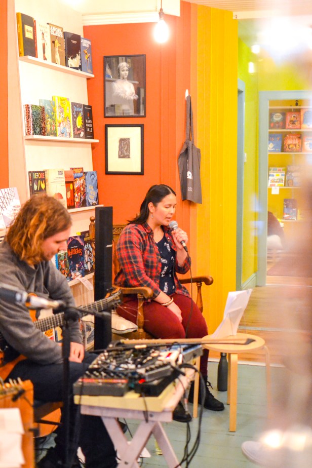 Spoken word performance with the band Merope as part of White Shroud at Golden Hare